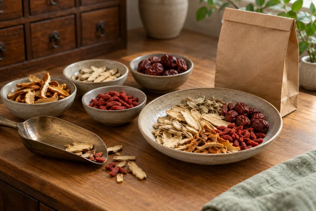 Chinese herbal medicine ingredients